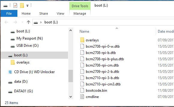 boot drive showing in file explorer