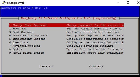 Raspberry Pi Configuration Tool