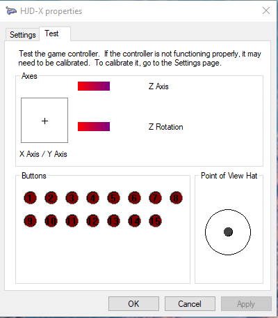 Game Controller Properties In Windows 10