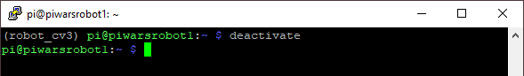 Isolated Python Environment - Deactivate