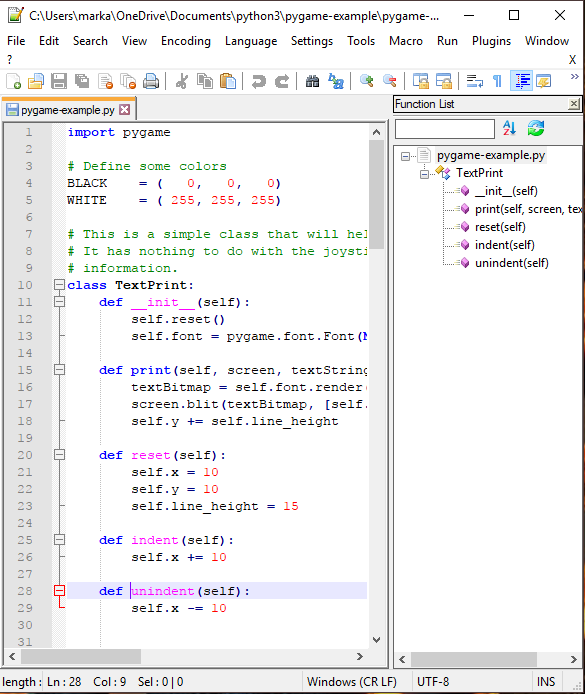 Notepad++ Python Compatible Code Editor