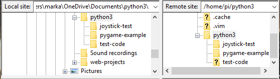 Raspberry Pi Programming File Structures