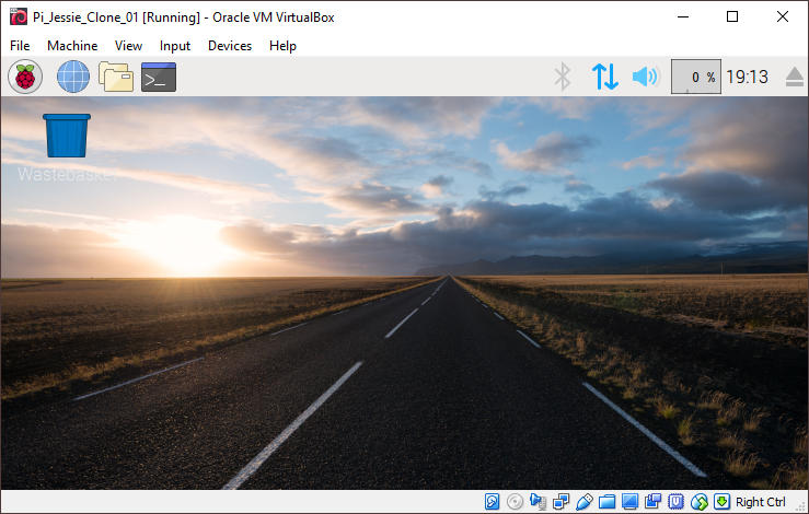 VM Raspberry Pi Desktop OS