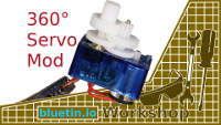 360 Degree Mod for Servo Motor Continuous Rotation