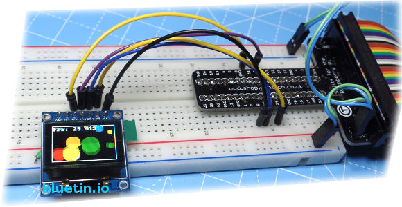 Connecting the SSD1331 Display to the T-Cobbler