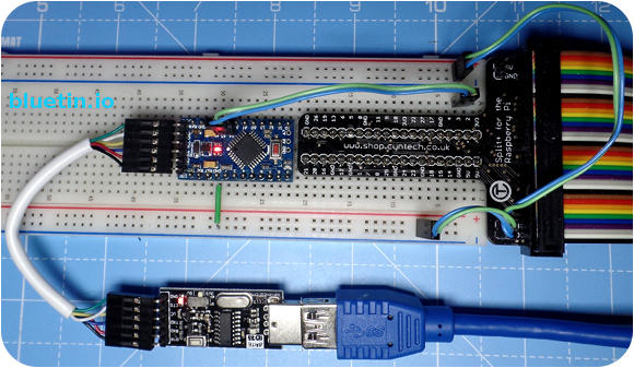 Arduino and Raspberry Pi I2C Test Circuit