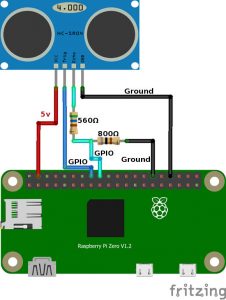 Ultrasonic HC-SR04 Sensor Python Library for Raspberry Pi GPIO - bluetin.io