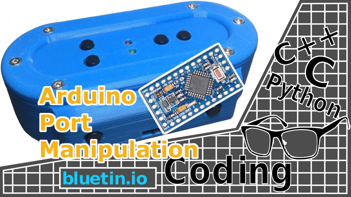 Arduino Port Access & Bitwise Op. using Simple Robot Controller