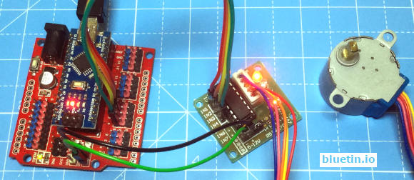 Arduino and 28BYJ-48 Connection Illustration