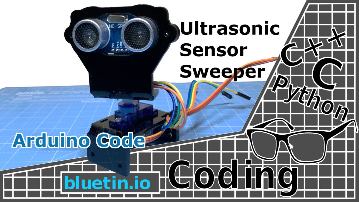 Ultrasonic Sensor Sweeper with Servo and Arduino Code